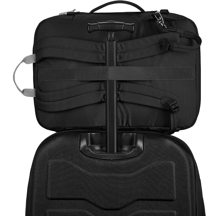 Pacsafe GO Anti Theft 34L Carry-on Backpack, Jet Black - Image 8
