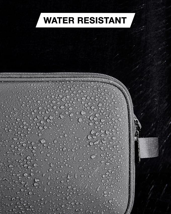 BAGSMART Toiletry Bag for Men, Travel Toiletry Organizer Dopp Kit Water-resistant Shaving Bag for Toiletries Accessories, Door Room Essentials,Grey-large - Image 6