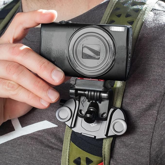Peak Design POV Kit V2, Action Camera Mount, Low Profile and Quick Connecting, Mounts Action Cameras to Backpacks, Belts and Straps, Adjustable and Secure, Requires Capture Camera Clip - Image 7