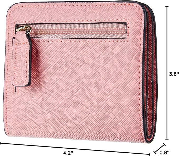 Toughergun Women’s Small Slim Leather Wallet with RFID Protection, Compact Bifold Mini Purse with Clear ID Window - Image 8
