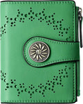 Tipmile Small Wallet for Women Bifold RFID Blocking Card Holder Leather Wallets with Zipper Coin Pocket by Tipmile