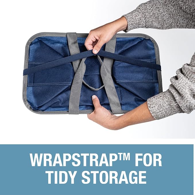 CleverMade EcoBasket Collapsible Grocery Tote, 30L Structured Tote Bag | Load Groceries Without the Bag Collapsing | The Structured Frame Stays Open, Then Folds to 1 Inch for Compact Trunk Storage - Image 7