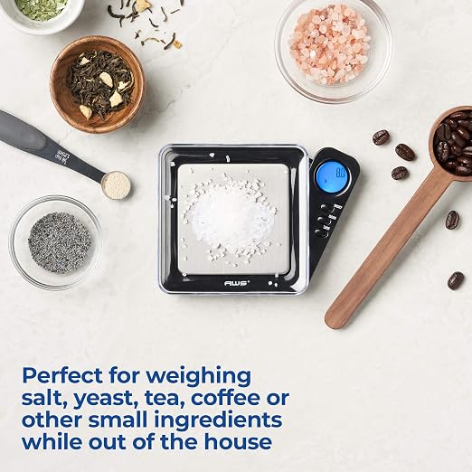 American Weigh Scales Blade Series Digital Pocket Gram Scale 1000g x 0.1g | Precision Mini Scale 0.1g Accuracy, Pocket Scale for Kitchen, Gold, Gems & Coin Scale, Smart Digital & Compact Scale - Image 6