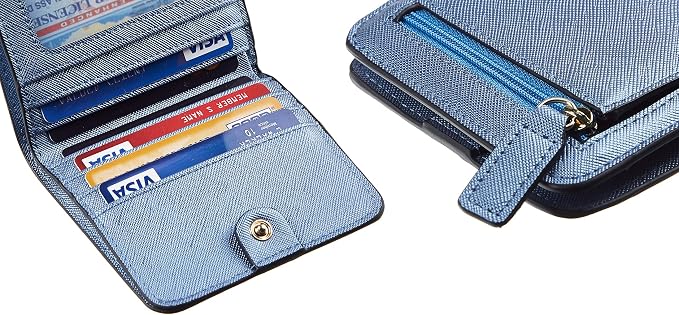 Toughergun Women’s Small Slim Leather Wallet with RFID Protection, Compact Bifold Mini Purse with Clear ID Window - Image 7