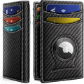 BULLIANT Magnetic Slim Leather Airtag Wallet Money Clip For Men 12Cards | RFID Blocking | Easy Access | Gift Boxed | Pocket Fit by BULLIANT