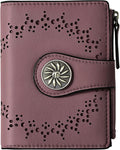 Tipmile Small Wallet for Women Bifold RFID Blocking Card Holder Leather Wallets with Zipper Coin Pocket by Tipmile