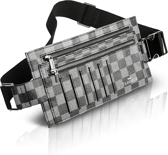Luxury Travel Wallet – Hidden Money Belt, RFID-Blocking, Anti-Theft Passport Holder for Men & Women (Black) by Unknown