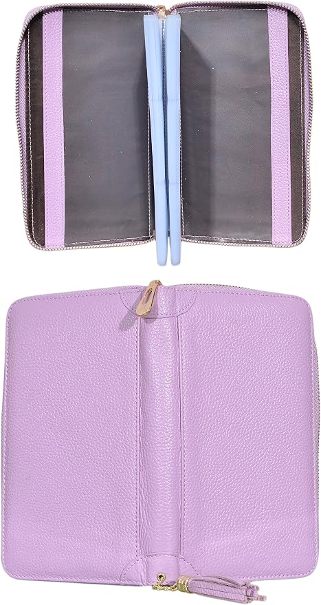 Easyoulife Credit Card Holder Wallet Womens Zipper Leather Case Purse RFID Blocking - Image 5