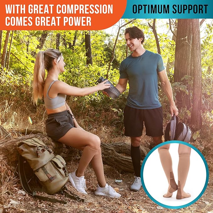 Compression Socks for Women & Men 20-30 mmHg – Circulation Support for Nurses, Travel, Flight, Running & Everyday Wear - Image 5