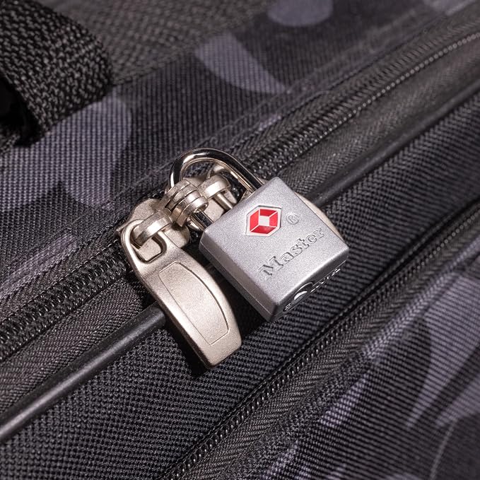 Master Lock TSA Luggage Lock Keyed Alike, Brass and Nickel, 4-Pack 4683Q | TSA Accepted Luggage Lock For Suitcases, Backpacks, Travel Bags, Airport Security, Brass, 7/8-inch Long Steel Shackle - Image 10