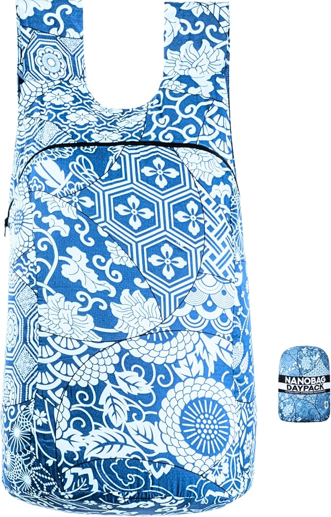 Nanobag Daypack 16L Ultralight Packable Foldable Travel Backpack for Hiking | 1.15 oz Portable Collapsible Pocket-Size with YKK Zipper and Wide Comfortable Shoulder Straps for Everyday Use and Sports by Nanobag