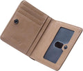 Alldaily Small RFID Wallet for Women Slim Compact Bifold Pocket Ladies Travel Mini Purse (Apricot) by Alldaily