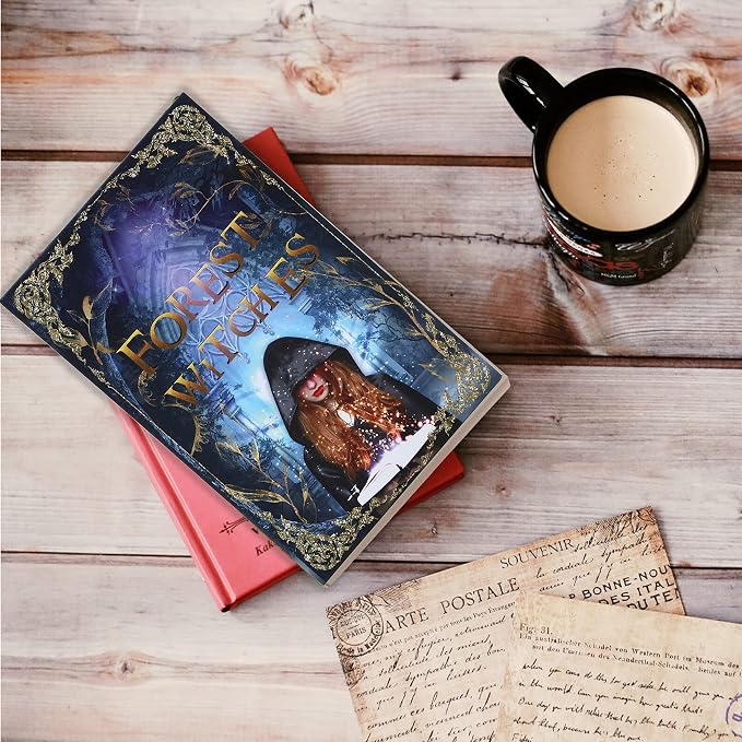 Forest Witches Book Safe Lock Box with Key, Vintage Hidden Book Safe with 2 Keys, Mystical Diversion Safe Box Secret Compartment Items for Cash, Passport and Home Security - Image 9