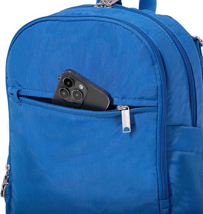 Securtex Anti-Theft Getaway Backpack - 9.4"x13"x5" Travel Safe Bag w/Locking Zippers, Slash-Resistant, RFID - Image 9