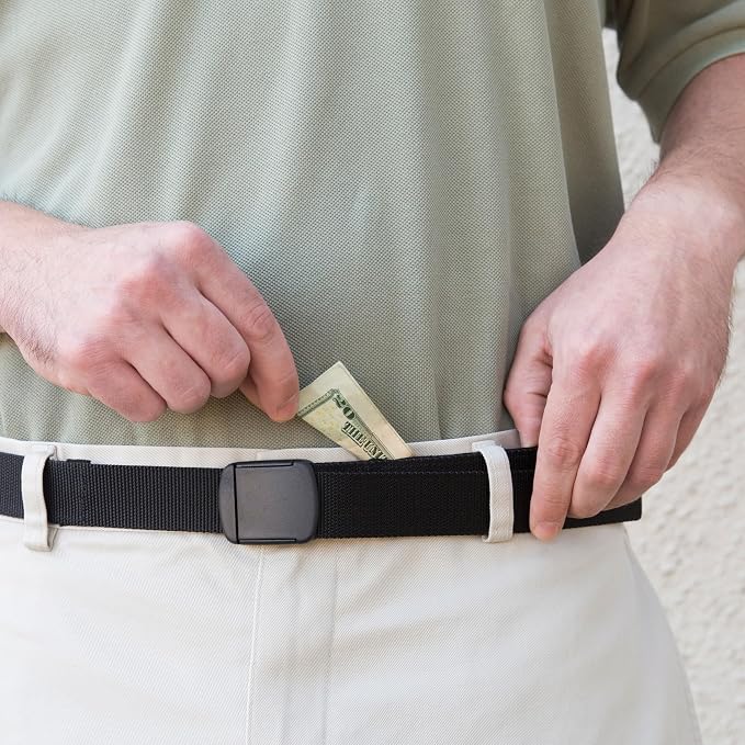 Travelon Luggage Security-Friendly 38-40 Inch Nylon Money Belt - Image 2