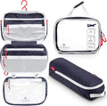 TRIPPED Travel Gear 3-Piece Travel Toiletry Bag Set | Includes Hanging Toiletry Bag, 311 TSA Liquid Bag, and Accessory Organizer Pouch with Lightweight Ripstop Construction by TRIPPEDTravelGear