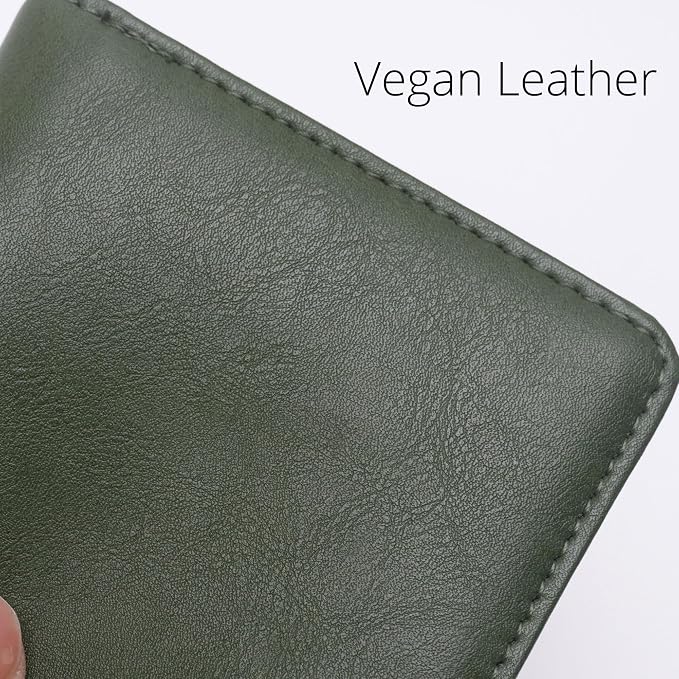 Alldaily Small RFID Wallet for Women Slim Compact Bifold Pocket Ladies Travel Mini Purse (Green) - Image 5