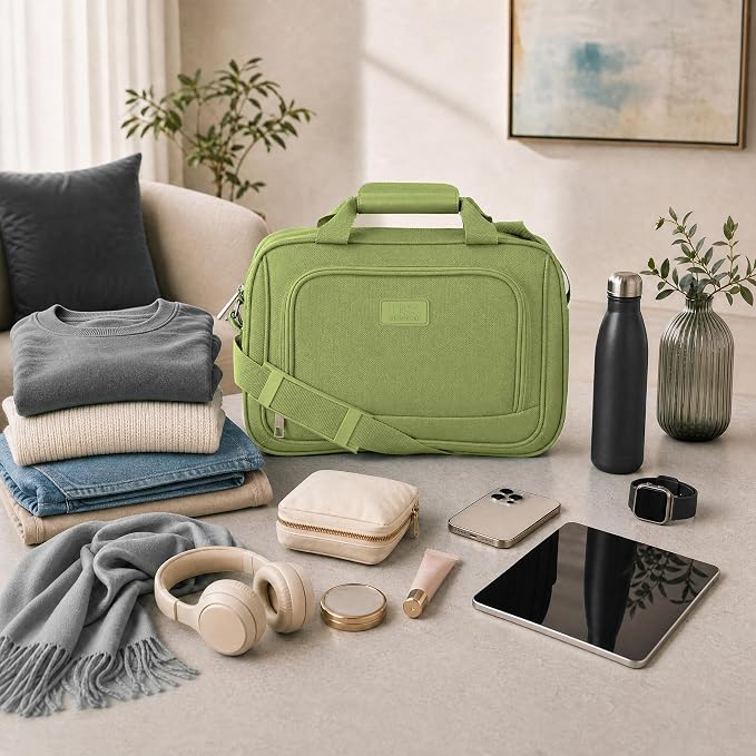 U.S. Traveler Rio 14" Travel Tote Bag, Lightweight 1200D Carry-On Bag for Women & Men - Image 3