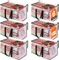 RoomHacks Moving Bags, Heavy Duty Large Storage Bags, 100L, 6 Pack, Clear | Water-Resistant Packing Bags with Reinforced Handles & Dual Zippers, Foldable Storage Totes for Dorm Move & Home Organization by RoomHacks