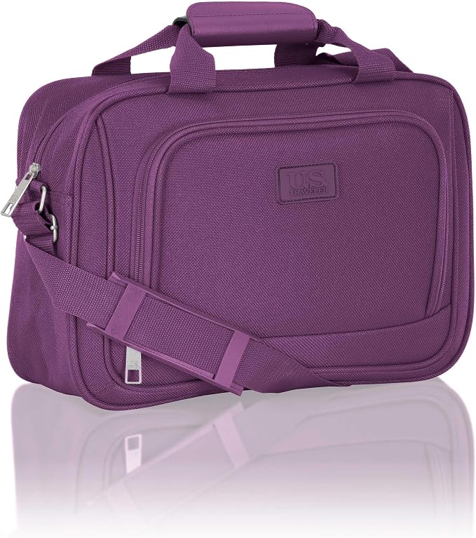 U.S. Traveler Rio 14" Travel Tote Bag, Lightweight 1200D Carry-On Bag for Women & Men by USTraveler