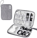 SELLYFELLY Travel Electronics Organizer Portable Cable Organizer Bag for Storage Electronic Accessories Case for Cord,Phone,Charger,Flash Drive (Gray) by SELLYFELLY