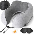 Travel Neck Pillow,100% Pure Memory Foam,Soft Head Support by Unknown