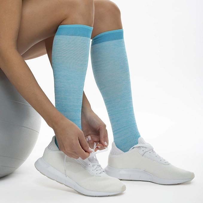 Copper Fit Energy Women's Easy-On/Easy-Off Knee High Compression Socks - Image 5