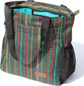 ESVAN Original Floral Tote Bag Large Shoulder Bag with Multi Pockets for Gym Travel Beach Daily Bags by ESVAN