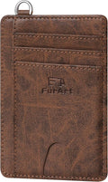 FurArt Slim Minimalist Wallet RFID Credit Card Holder for Men | slim minimalist compact rfid id window thin by FurArt