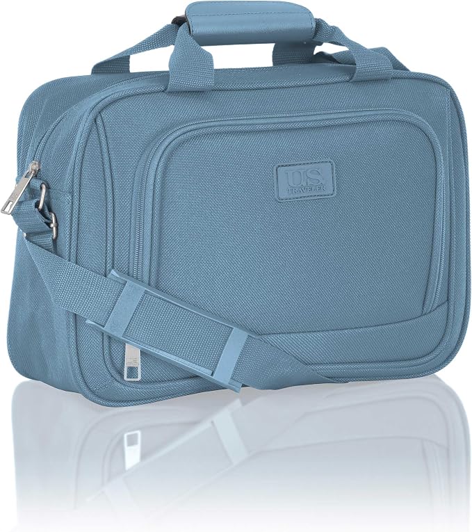 U.S. Traveler Rio 14" Travel Tote Bag, Lightweight 1200D Carry-On Bag for Women & Men by USTraveler