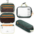 TRIPPED Travel Gear 3-Piece Travel Toiletry Bag Set | Includes Hanging Toiletry Bag, 311 TSA Liquid Bag, and Accessory Organizer Pouch with Lightweight Ripstop Construction by TRIPPEDTravelGear
