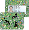 FINTIE Slim Minimalist Front Pocket Wallet RFID Blocking Credit Card Holder | Card Cases with ID Window for Men Women, cat by Fintie
