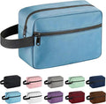 Travel Toiletry bag for Women and Men,Small Cosmetic Bag Hanging Lightweight Makeup Bag Small Tool Bag Travel Organizer accessories for Women Men - Light Blue by Unknown