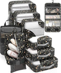 OlarHike 10 Set Packing Cubes for Travel,Gifts for Women Mom,Anti-Tearing Suitcase Organizer,with Over 1000 pcs Mesh Holes,Vacation Essentials & Accessories for Cruise Ship by OlarHike