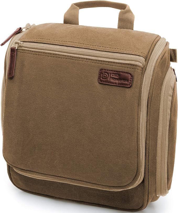 D&D Wanderlust D&D Hanging Travel Toiletry Bag for Men and Women – Cosmetics, Makeup and Toiletries Organizer Kit with 10 Compartments by DDDDWanderlust