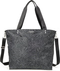 Baggallini Carryall Tote - Lightweight Nylon Zipper Top Weekender Travel Beach Bag w/Luggage Sleeve by baggallini