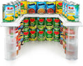 Savvy Shelf Adjustable Pantry & Can Storage Organizer - Kitchen Cabinet - Pantry Organization & Storage Can Organizer for Cupboard by SpicyShelf