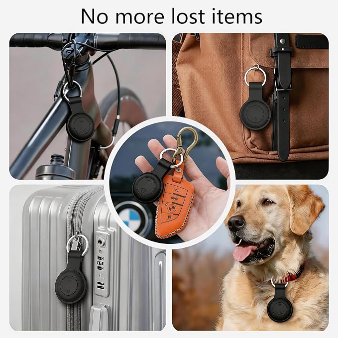 GPS Tracker for Dogs, Smart Collar with Real-Time Location - Pet Location Tracker with Holder, No Monthly Fee/No SIM Card, Works with iOS Find My【Apple MFi Certified】 ﻿, Ultra-Slim, IP68 Waterproof - Image 5