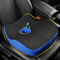 Allaboutsla Car Seat Cushion for Driving, Car Seat Pillow for Short Drivers | Ergonomic Memory Foam Seat Cushion for Pain Relief, Adult Booster Seat for Car, Butt Cushion for Car, Truck, Office, Blue by Allaboutsla
