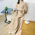 PAVILIA Blanket with Sleeves for Adult Women Men, Soft Warm Wearable Blanket Fleece Wrap Throw, Robe Blanket Gift by PAVILIA
