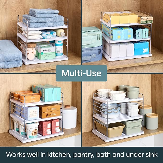 YouCopia UpSpace Cabinet Box Organizer Large, Adjustable Foil Wrap Shelf - Image 7