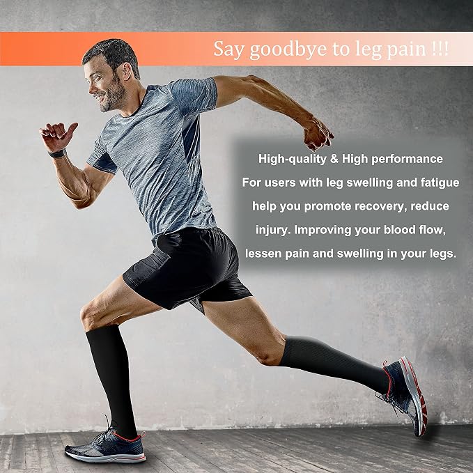 FEYHAY Copper Compression Socks (8 Pairs) 15-20 mmHg Circulation is Best Athletic & Daily for Men & Women, Running, Climbing - Image 2