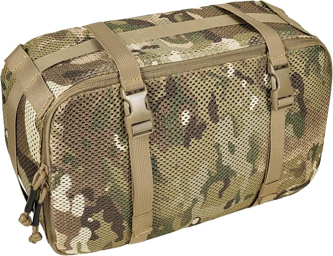 4 Set Tactical Packing Cubes ，Compressible Mesh Duffle Storage Bag,Portable Edc Molle Pouch Organizer. by CASONMMAX