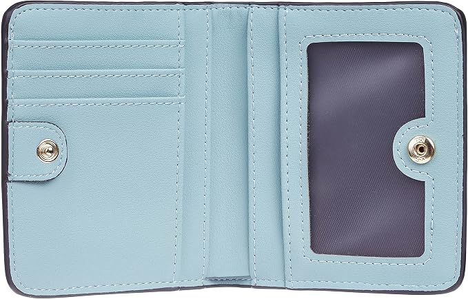 Gostwo Small Wallet for Women, Slim Bifold Credit Card Holder, Compact RFID Blocking Cash Wallet, Billfolds Thin Leather Zipper Pocket, Mini Wallet Gift for Ladies Teen Girls Travel with ID Window - Image 4