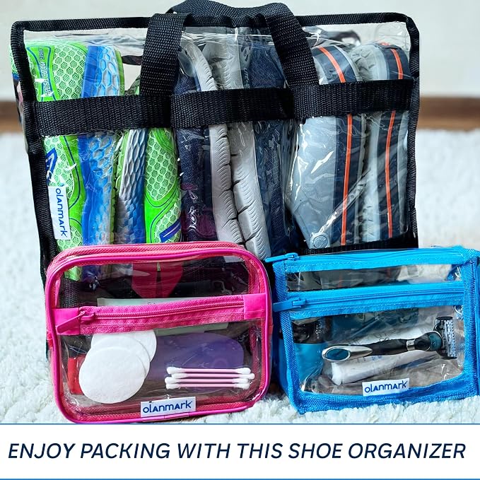 Shoe Travel Bag for Shoes - Travel Shoe Organizer - Portable Luggage Shoes Carrier Sneaker Bag - Shoe Storage Case - Image 7