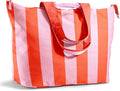 Fit & Fresh All The Things XL Beach Bag for Women, Oversized Travel Tote | Zip Closure, 3 Interior Pockets, 1 Large Zip Pocket, Dual Carry Handles, Canvas Weekender - Pool, College, Laundry, Groceries by fitfresh