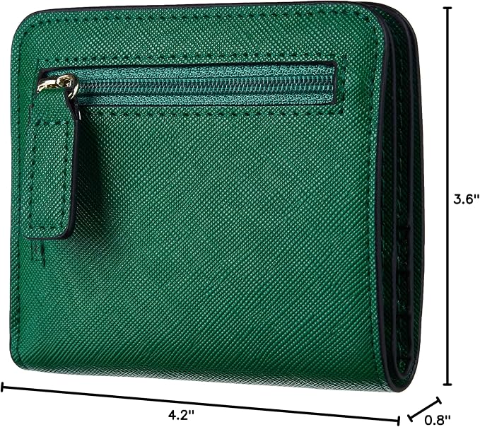 Toughergun Women’s Small Slim Leather Wallet with RFID Protection, Compact Bifold Mini Purse with Clear ID Window - Image 8