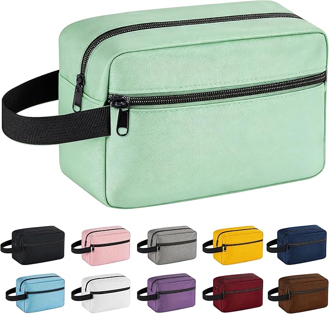 Travel Toiletry bag for Women and Men,Small Cosmetic Bag Hanging Lightweight Makeup Bag Small Tool Bag Travel Organizer accessories for Women Men - Avocado Green by Unknown