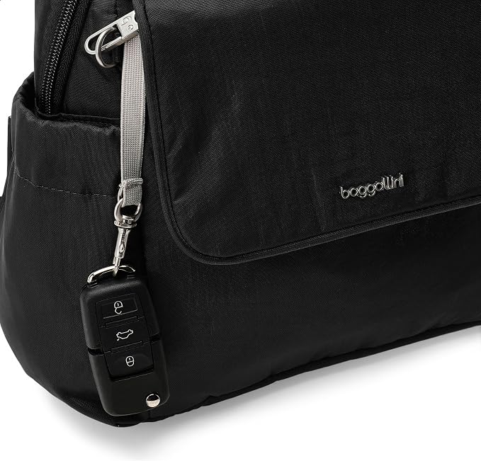 Securtex® Journey Anti-Theft Backpack - Lightweight 10.6"x10.2" RFID Travel Bag w/Locking Zippers, Compact Daypack - Image 6