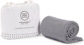 Threadmill Viscose Travel Blanket, Grey, Cotton Viscose from Bamboo | 100% Viscose, 50x75 in, Lightweight, OEKO-TEX Certified, Machine Washable by ThreadmillHomeLinen